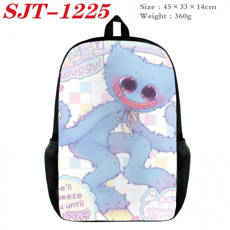 Poppy Playtime  Anime nylon canvas backpack student backpack 45x33x14cm SJT-1225