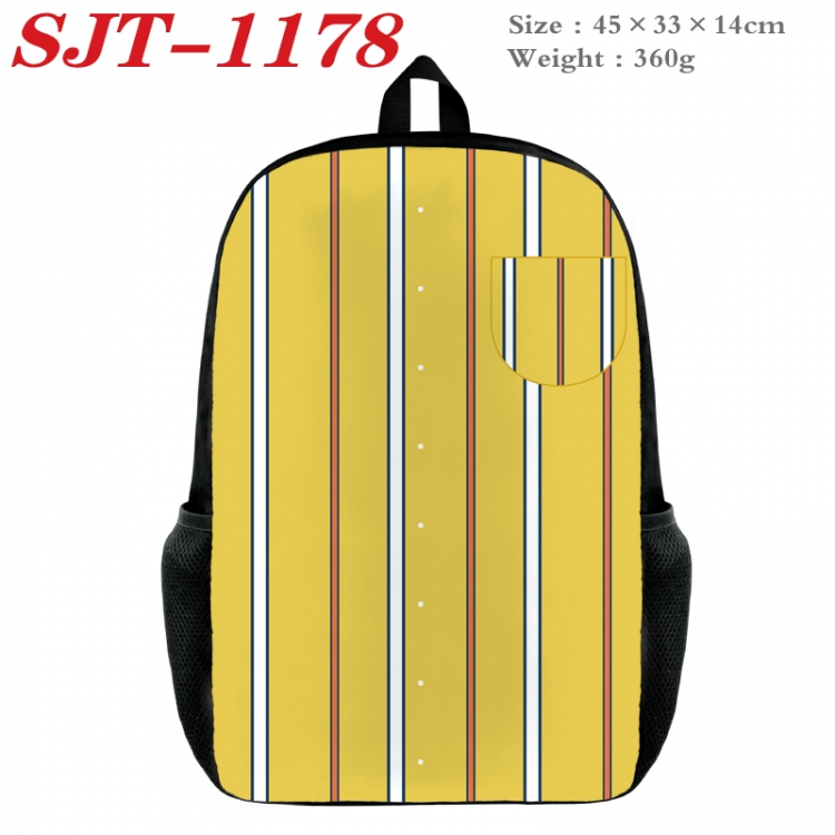 Stranger Things Anime nylon canvas backpack student backpack 45x33x14cm  SJT-1178