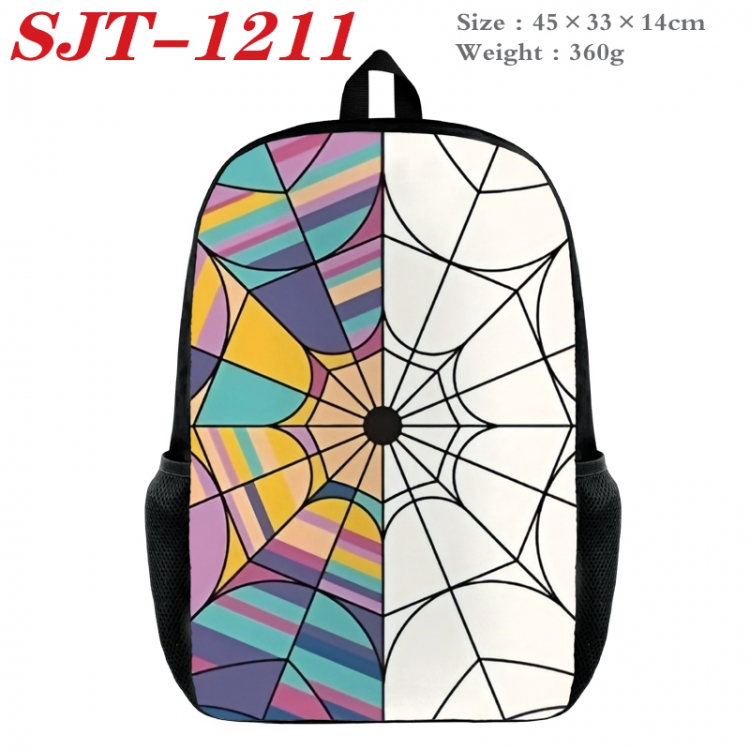 Wednesday Anime nylon canvas backpack student backpack 45x33x14cm  SJT-1211