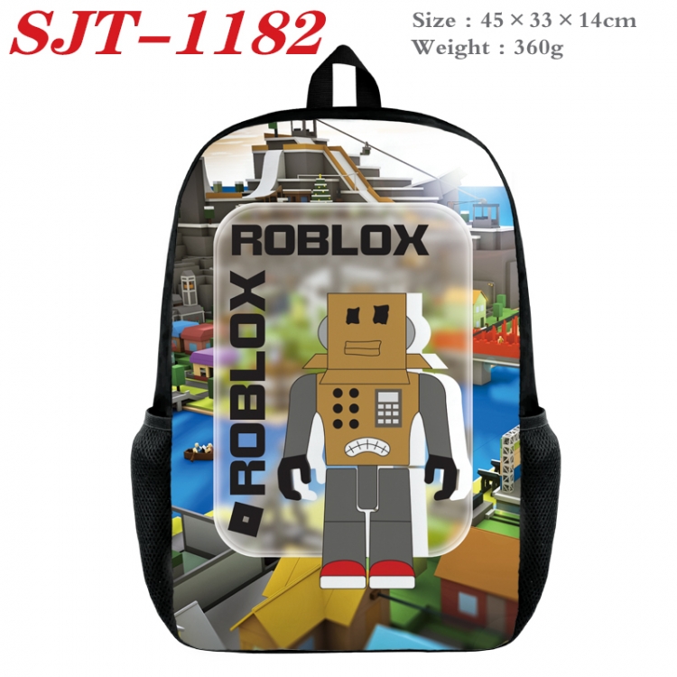 ROBLOX Anime nylon canvas backpack student backpack 45x33x14cm  SJT-1182