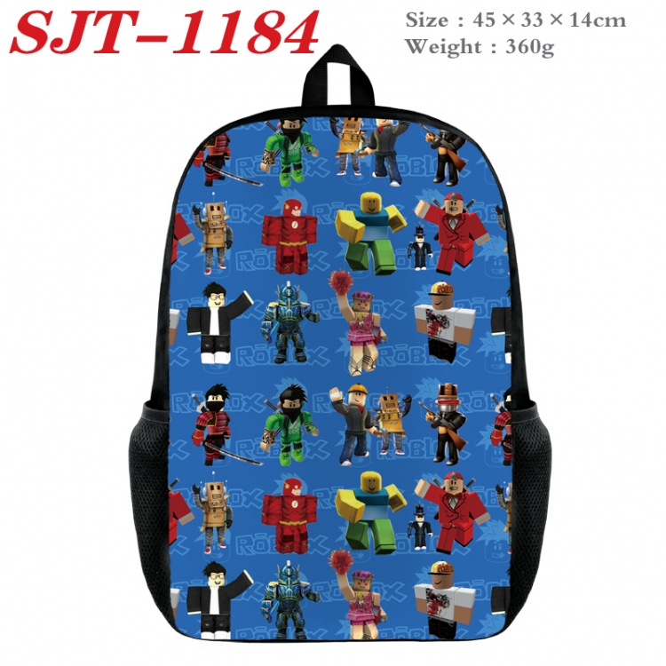 ROBLOX Anime nylon canvas backpack student backpack 45x33x14cm  SJT-1184