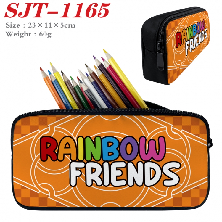 Rainbow Friend  Anime nylon student pencil case 23x11x5cm SJT-1165
