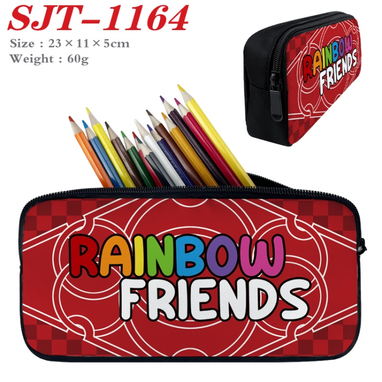 Rainbow Friend  Anime nylon student pencil case 23x11x5cm  SJT-1164