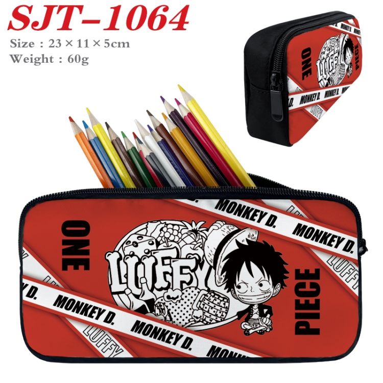 One Piece  Anime nylon student pencil case 23x11x5cm SJT-1064