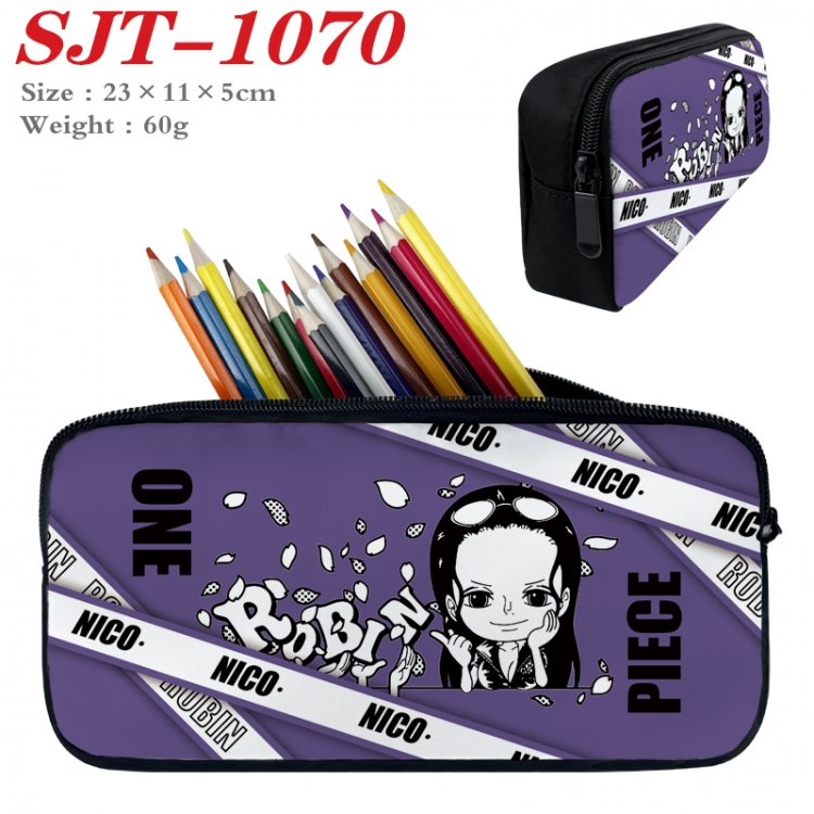 One Piece  Anime nylon student pencil case 23x11x5cm SJT-1070