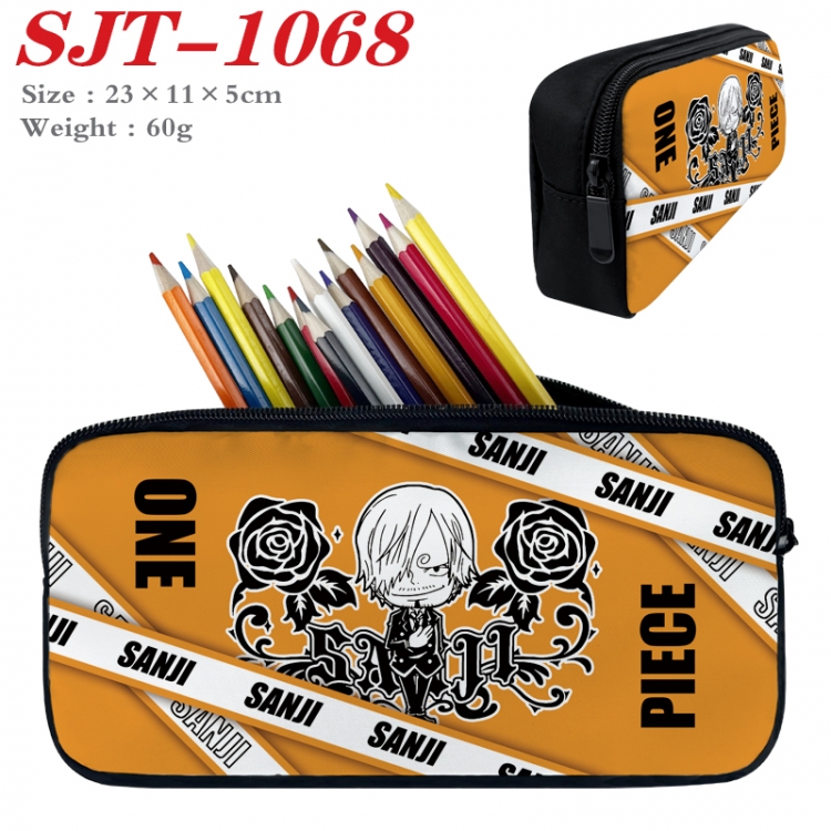 One Piece  Anime nylon student pencil case 23x11x5cm SJT-1068