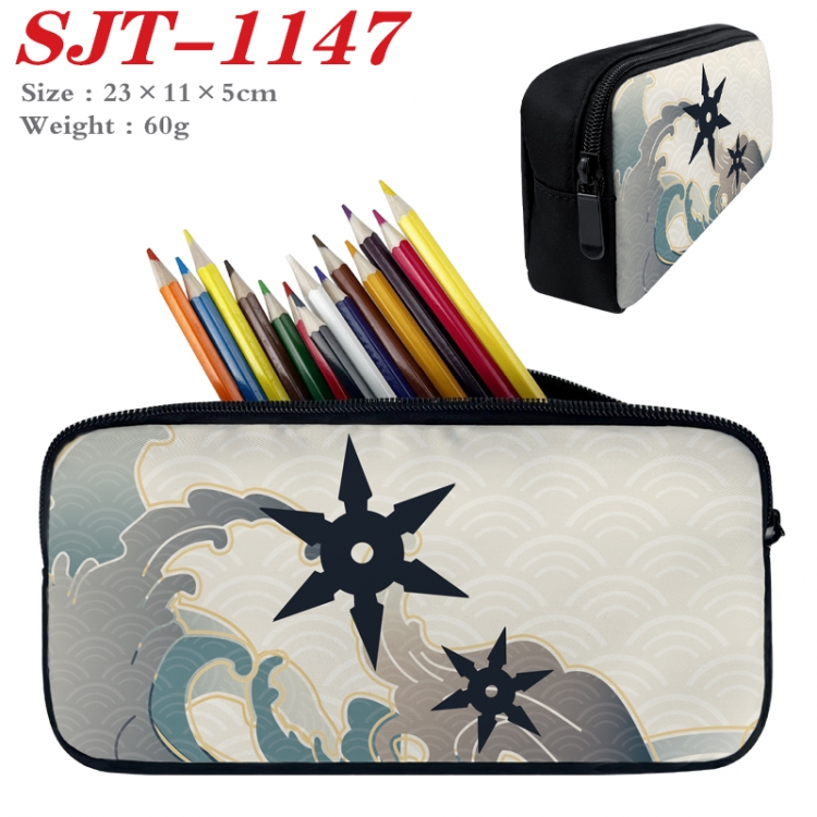 Naruto Anime nylon student pencil case 23x11x5cm SJT-1147