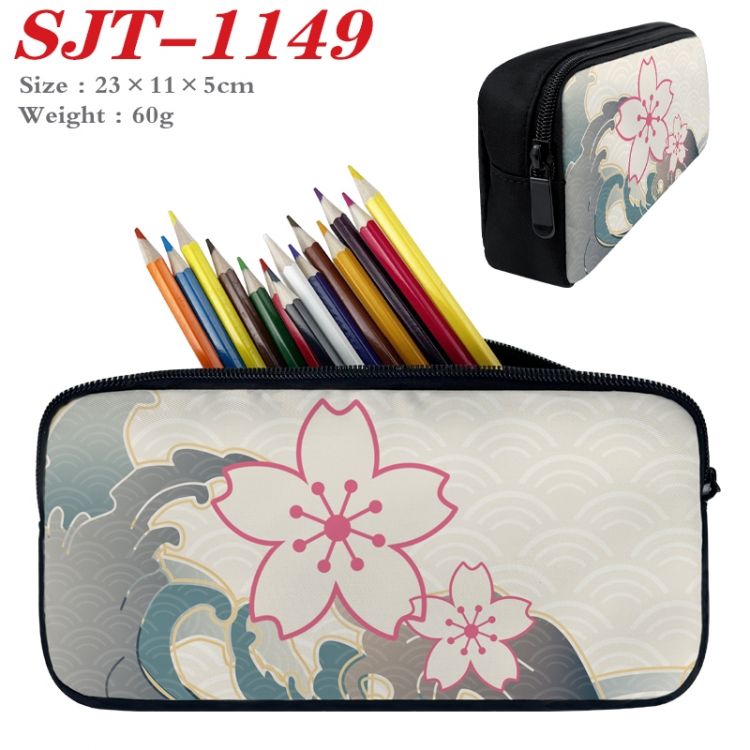 Naruto Anime nylon student pencil case 23x11x5cm SJT-1149