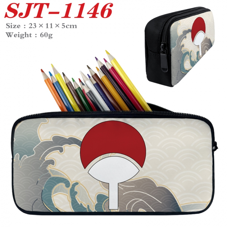 Naruto Anime nylon student pencil case 23x11x5cm  SJT-1146