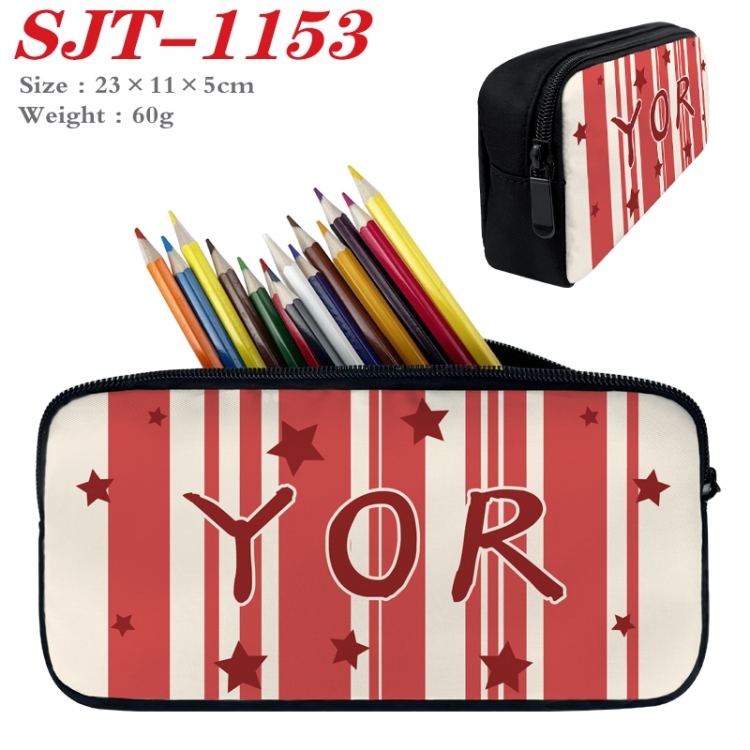 SPY×FAMILY Anime nylon student pencil case 23x11x5cm  SJT-1153