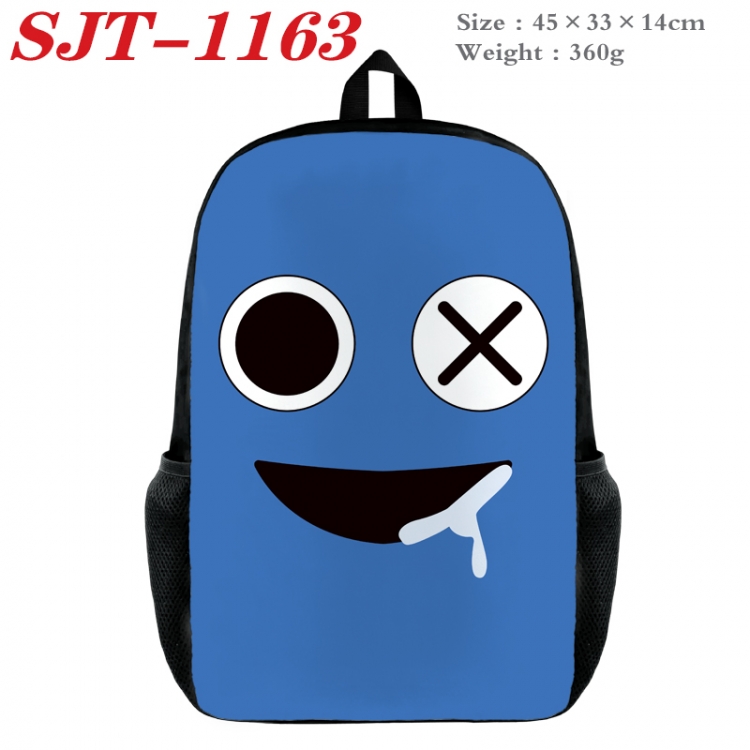 Rainbow Friend Anime nylon canvas backpack student backpack 45x33x14cm SJT-1163