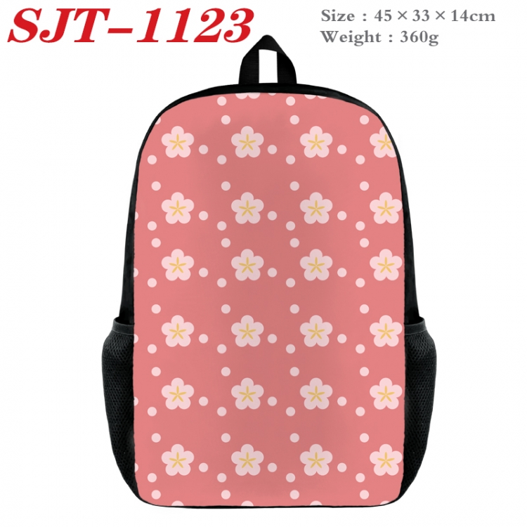 Demon Slayer Kimets Anime nylon canvas backpack student backpack 45x33x14cm  SJT-1123