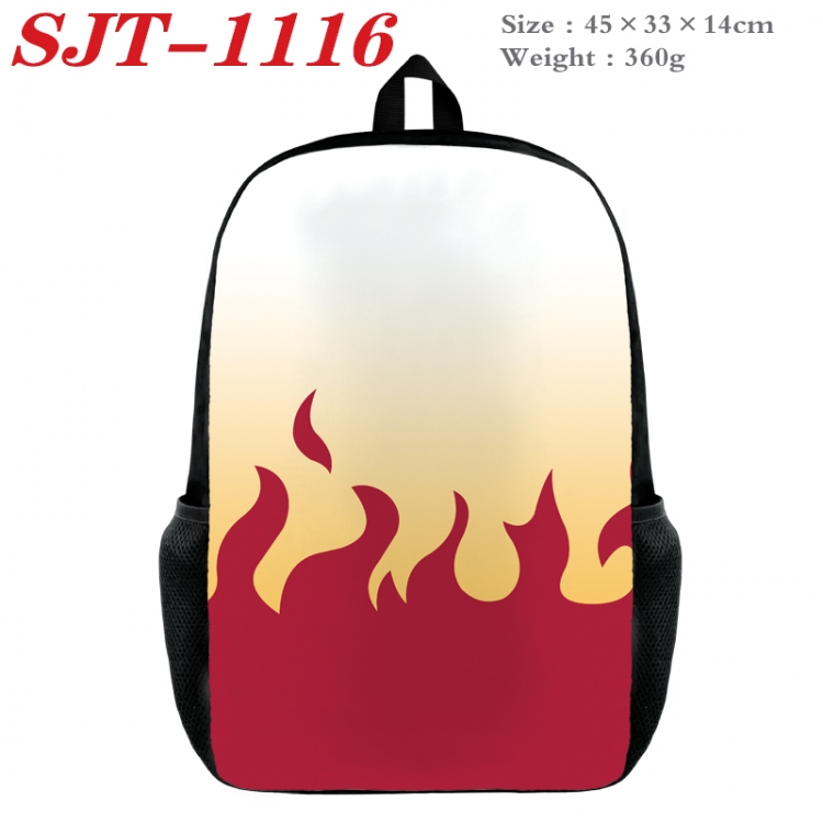 Demon Slayer Kimets Anime nylon canvas backpack student backpack 45x33x14cm  SJT-1116