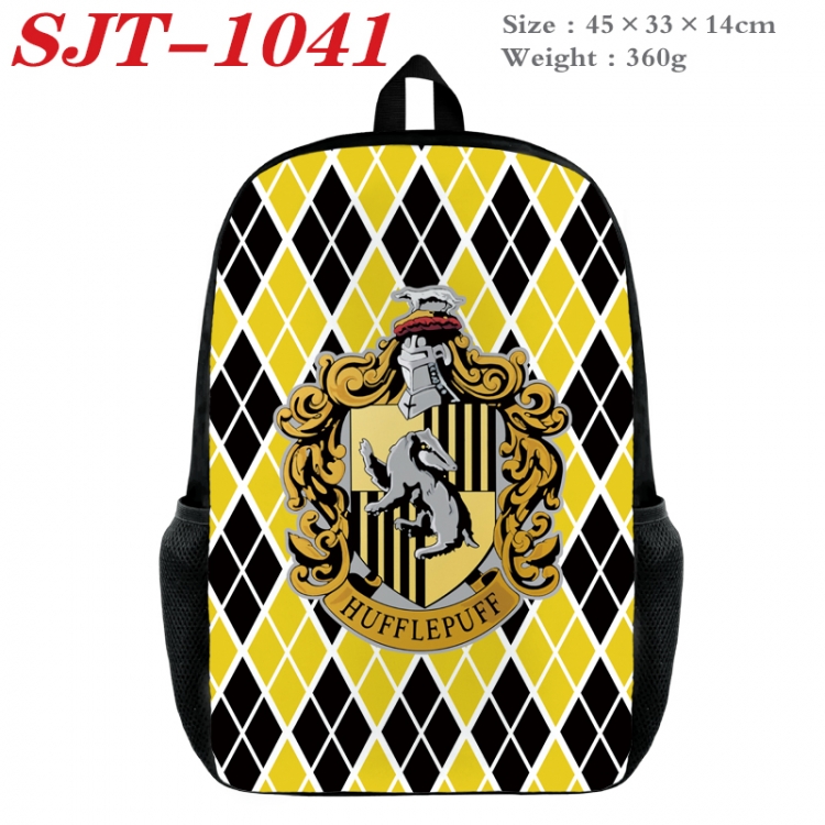 Harry Potter Anime nylon canvas backpack student backpack 45x33x14cm SJT-1041