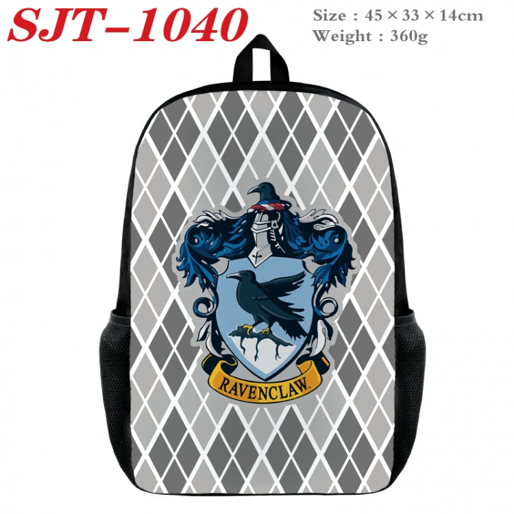 Harry Potter Anime nylon canvas backpack student backpack 45x33x14cm  SJT-1040