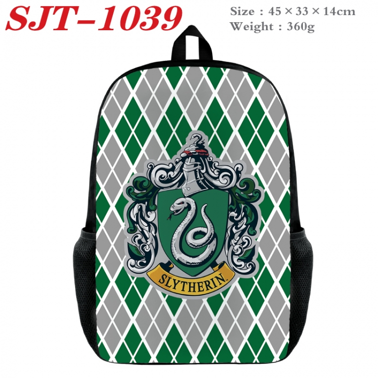 Harry Potter Anime nylon canvas backpack student backpack 45x33x14cm  SJT-1039