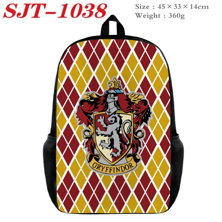 Harry Potter Anime nylon canvas backpack student backpack 45x33x14cm  SJT-1038