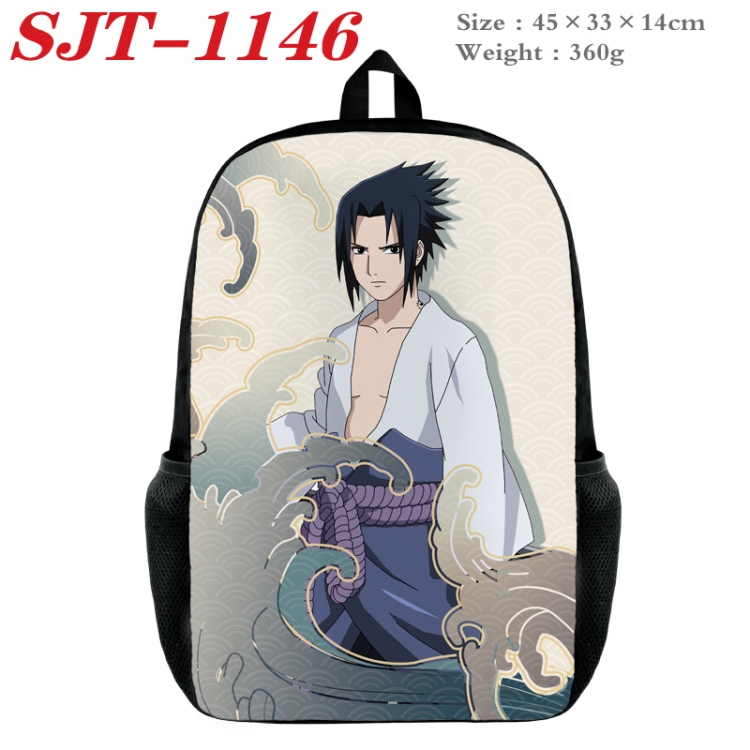 Naruto Anime nylon canvas backpack student backpack 45x33x14cm  SJT-1146
