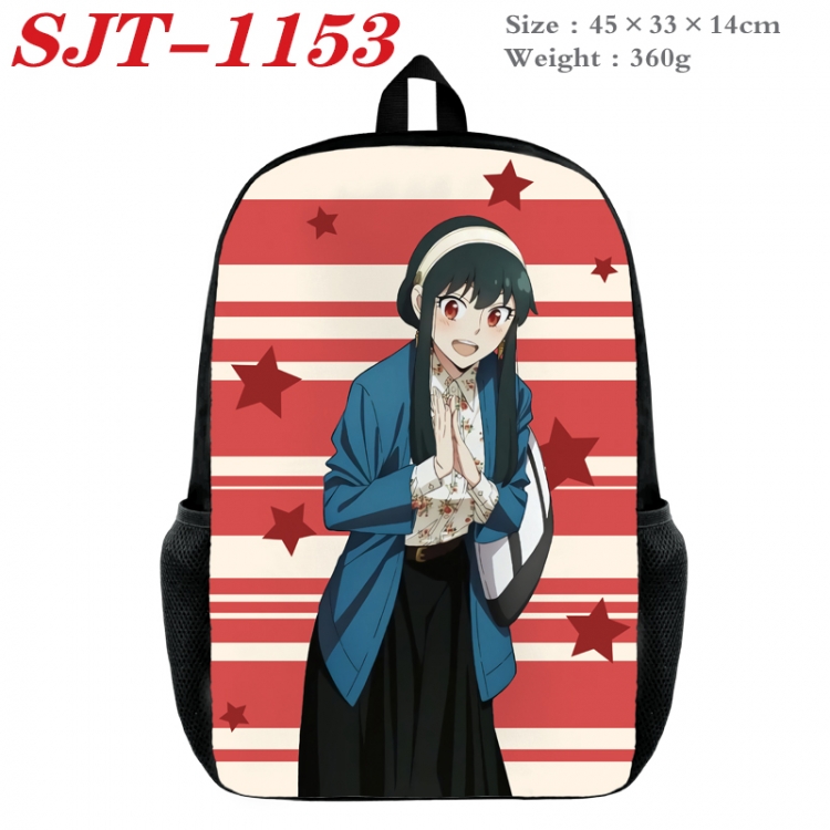 SPY×FAMILY  Anime nylon canvas backpack student backpack 45x33x14cm  SJT-1153