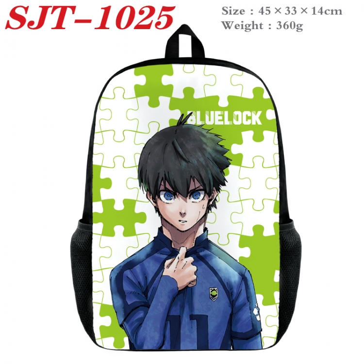 BLUE LOCK Anime nylon canvas backpack student backpack 45x33x14cm SJT-1025