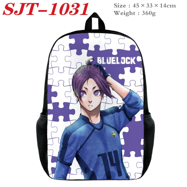 BLUE LOCK Anime nylon canvas backpack student backpack 45x33x14cm SJT-1031