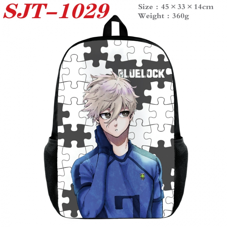 BLUE LOCK Anime nylon canvas backpack student backpack 45x33x14cm SJT-1029
