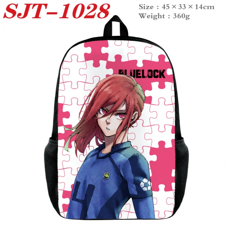 BLUE LOCK Anime nylon canvas backpack student backpack 45x33x14cm SJT-1028