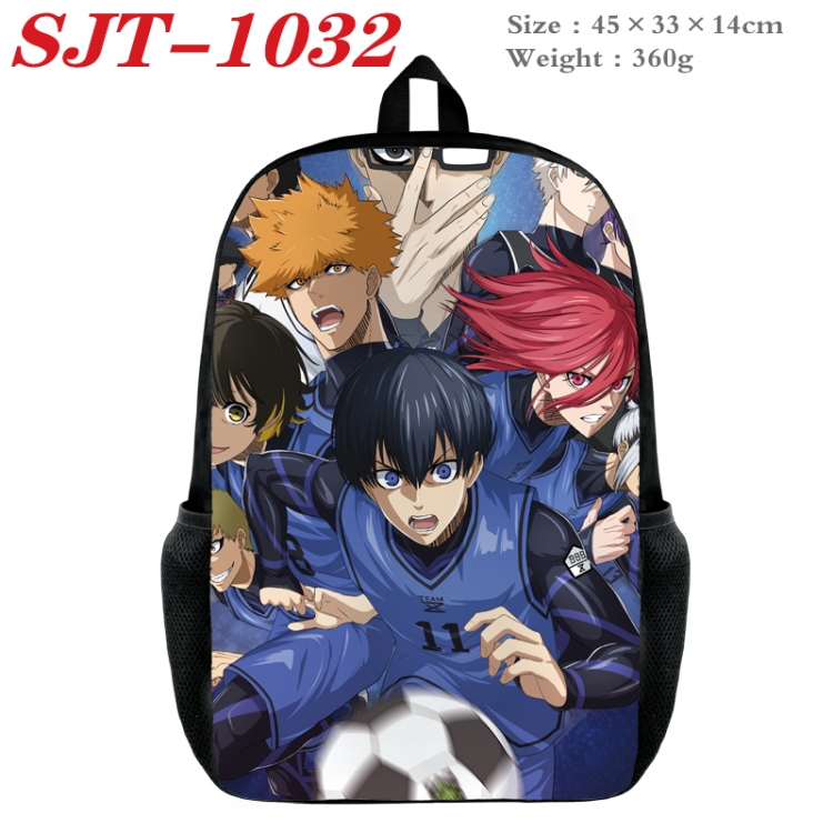 BLUE LOCK Anime nylon canvas backpack student backpack 45x33x14cm  SJT-1032