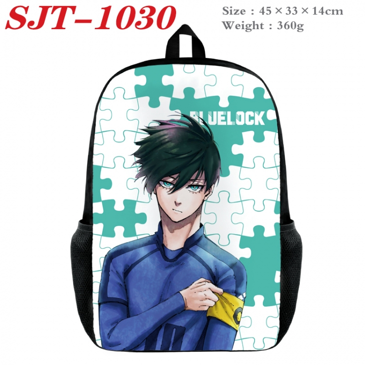 BLUE LOCK Anime nylon canvas backpack student backpack 45x33x14cm SJT-1030