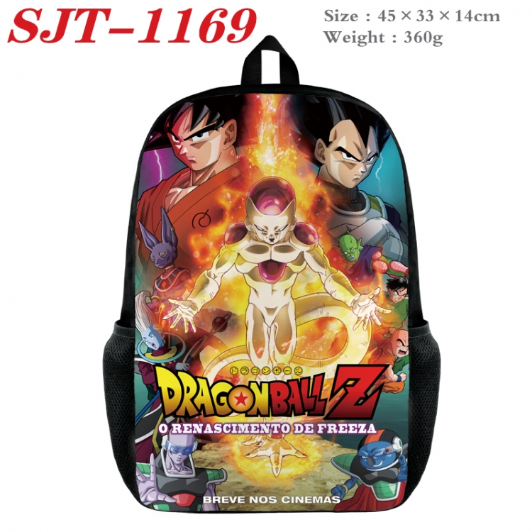 DRAGON BALL Anime nylon canvas backpack student backpack 45x33x14cm SJT-1169