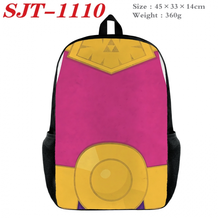 The Legend of Zelda Anime nylon canvas backpack student backpack 45x33x14cm  SJT-1110