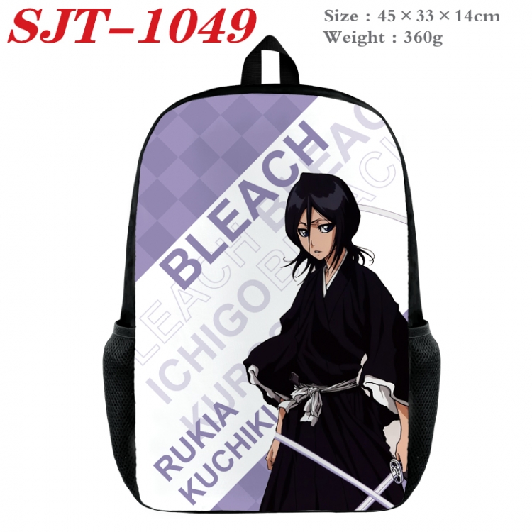 Bleach Anime nylon canvas backpack student backpack 45x33x14cm SJT-1049