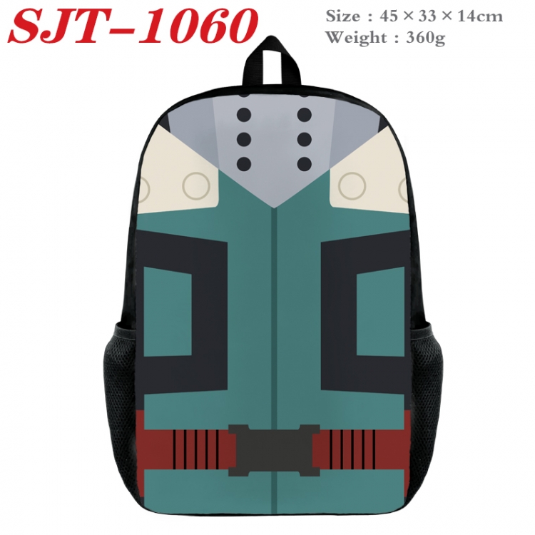 My Hero Academia Anime nylon canvas backpack student backpack 45x33x14cm SJT-1060