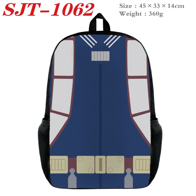 My Hero Academia Anime nylon canvas backpack student backpack 45x33x14cm  SJT-1062