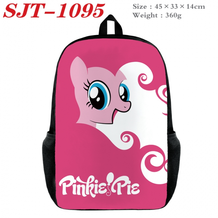 My Little Pony Anime nylon canvas backpack student backpack 45x33x14cm  SJT-1095