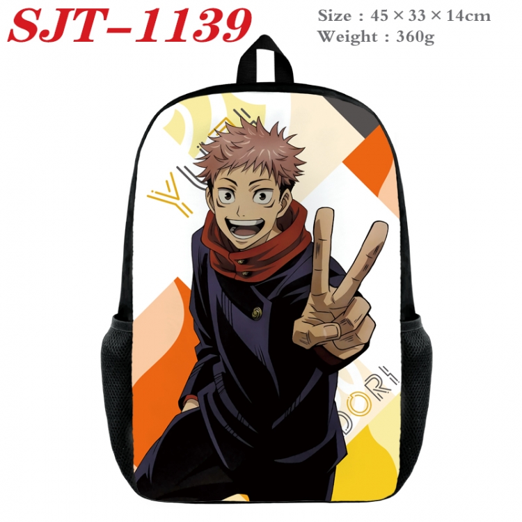 Jujutsu Kaisen Anime nylon canvas backpack student backpack 45x33x14cm SJT-1139