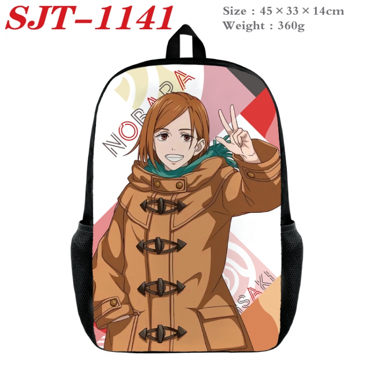 Jujutsu Kaisen Anime nylon canvas backpack student backpack 45x33x14cm  SJT-1141