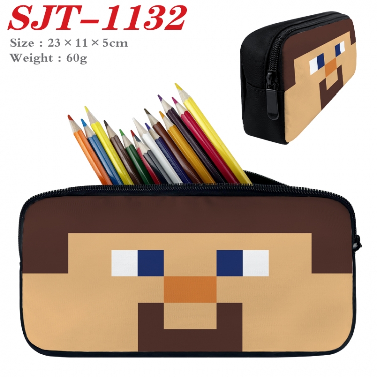 Minecraft  Anime nylon student pencil case 23x11x5cm