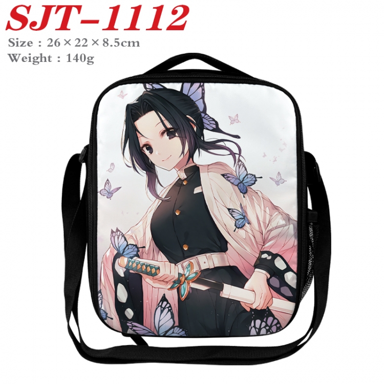 Demon Slayer Kimets Anime Lunch Bag Crossbody Bag 26x22x8.5cm