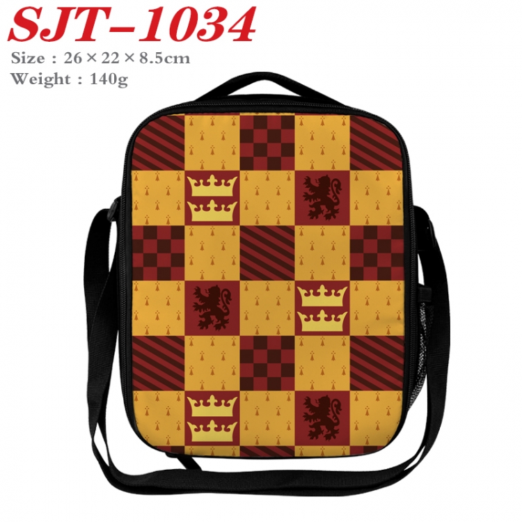 Harry Potter Anime Lunch Bag Crossbody Bag 26x22x8.5cm