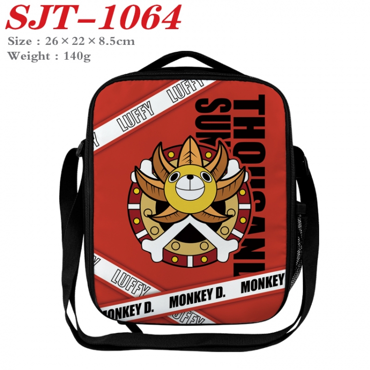 One Piece Anime Lunch Bag Crossbody Bag 26x22x8.5cm