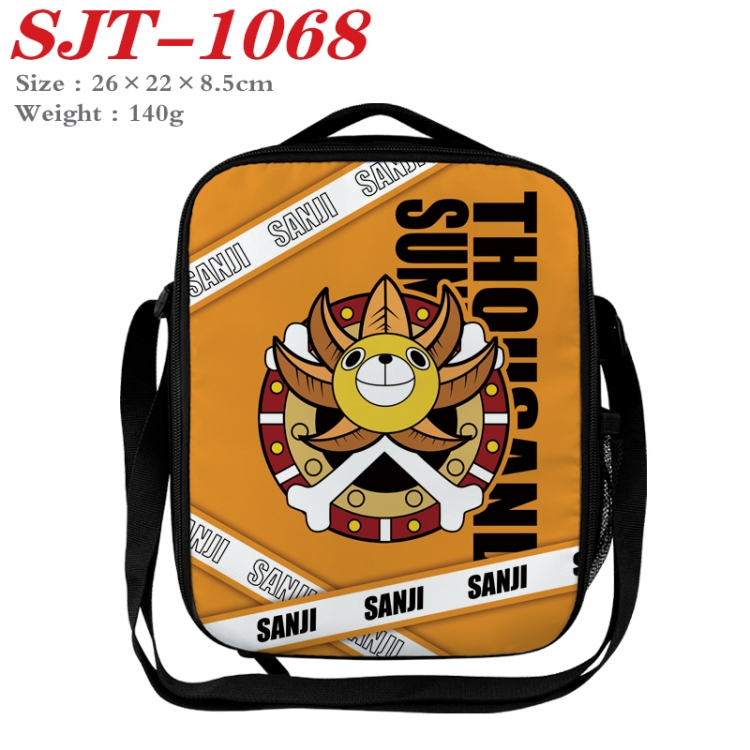 One Piece Anime Lunch Bag Crossbody Bag 26x22x8.5cm