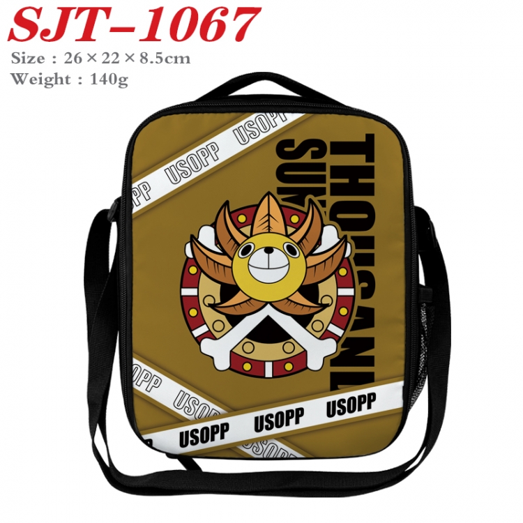 One Piece Anime Lunch Bag Crossbody Bag 26x22x8.5cm