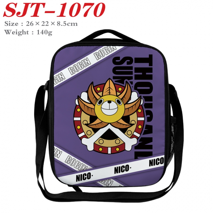 One Piece Anime Lunch Bag Crossbody Bag 26x22x8.5cm