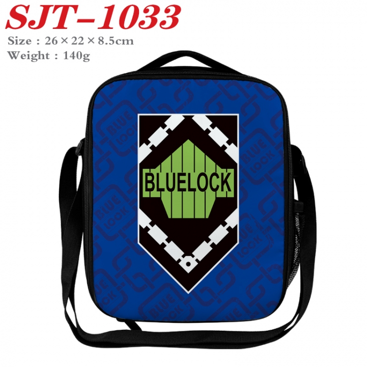 BLUE LOCK Anime Lunch Bag Crossbody Bag 26x22x8.5cm