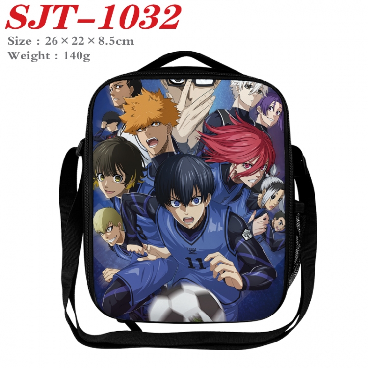 BLUE LOCK Anime Lunch Bag Crossbody Bag 26x22x8.5cm