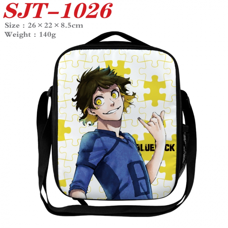 BLUE LOCK Anime Lunch Bag Crossbody Bag 26x22x8.5cm