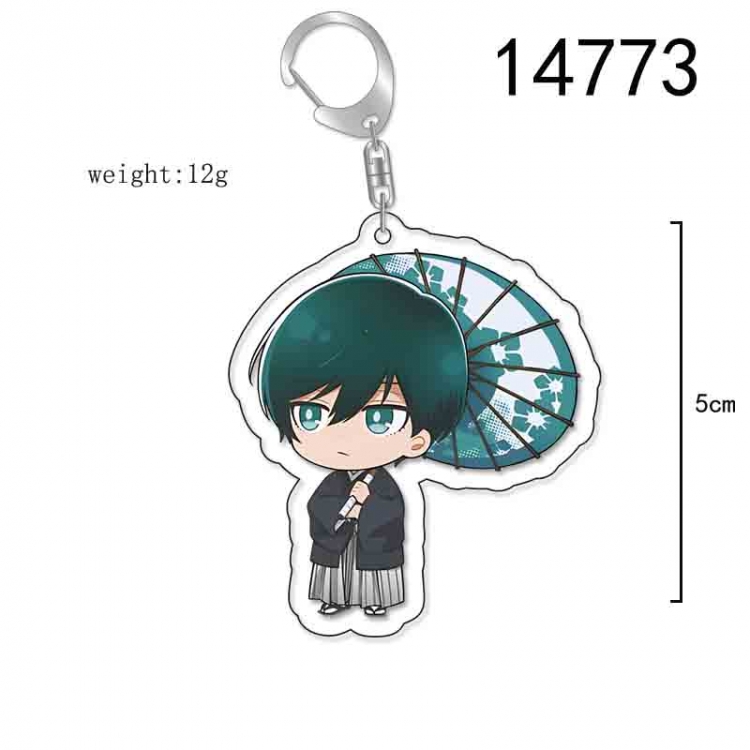 BLUE LOCK Anime Acrylic Keychain Charm price for 5 pcs 14773