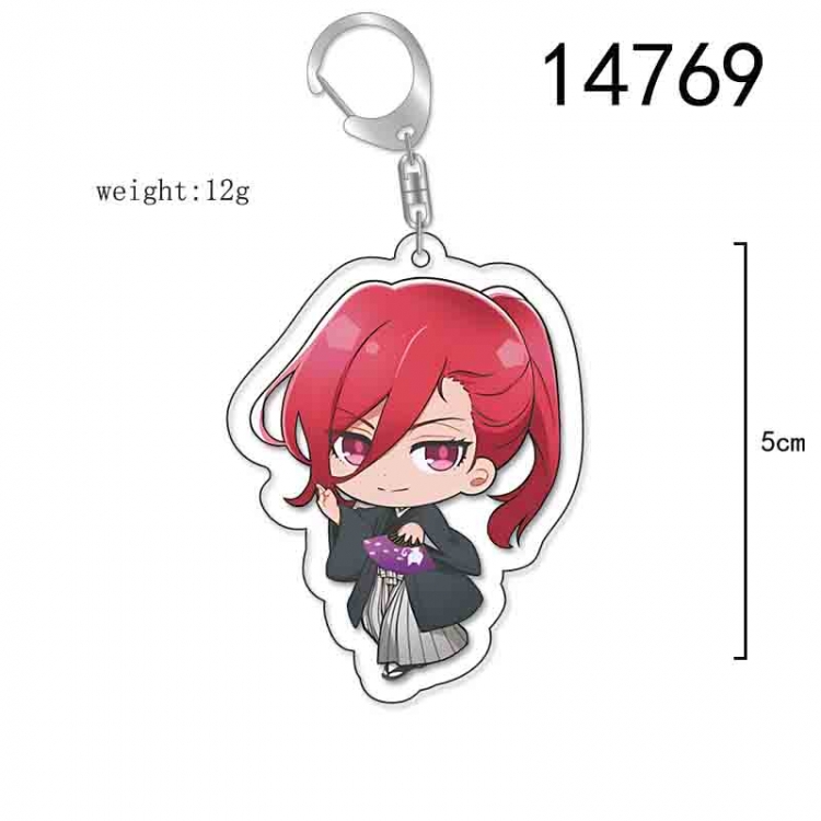 BLUE LOCK Anime Acrylic Keychain Charm price for 5 pcs 14769