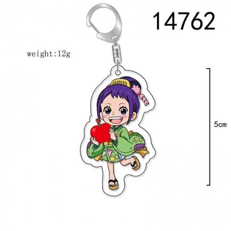 One Piece Anime Acrylic Keychain Charm price for 5 pcs 14762